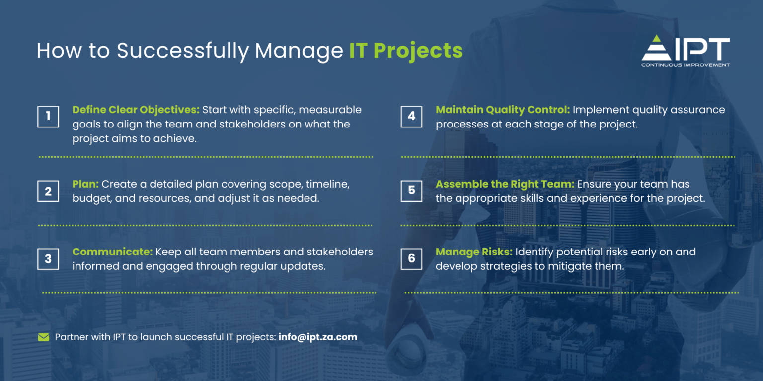 how to manage IT projects